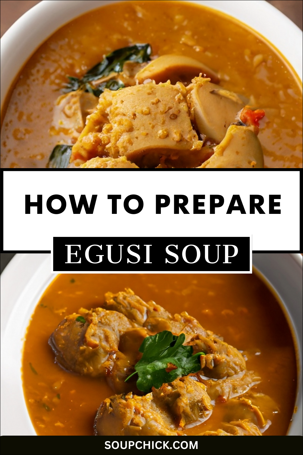 Egusi Soup with Spinach and Groundnut