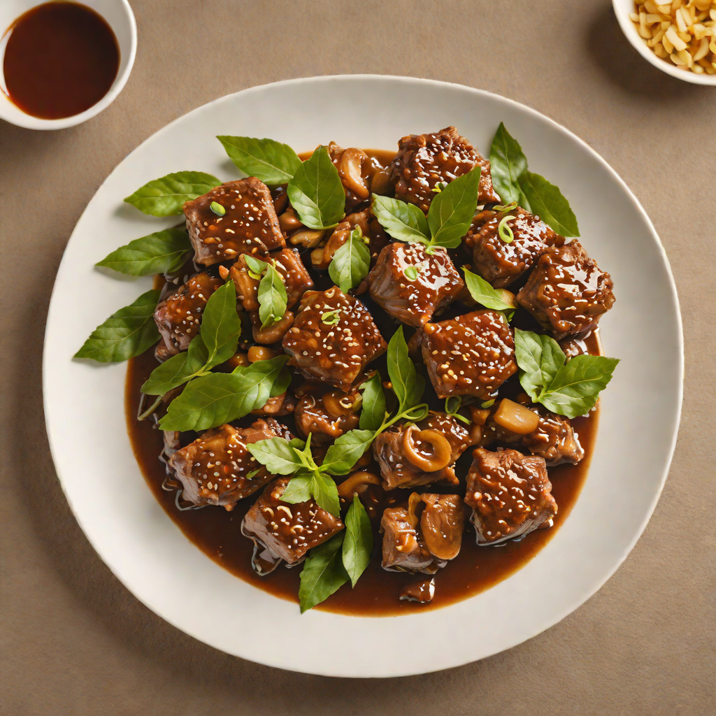 Filipino-Inspired Pork Adobo with Garlic and Bay Leaves