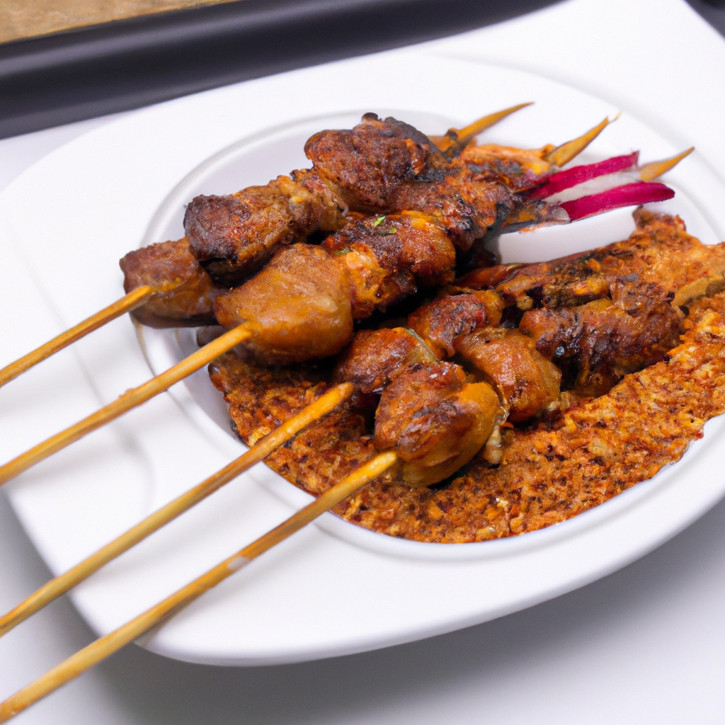 Suya Spiced Chicken Skewers with Peanuts