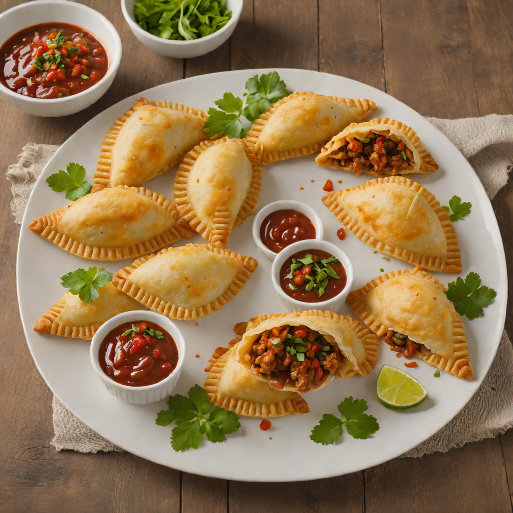 Spicy Chicken Empanadas with Sofrito and Adobo