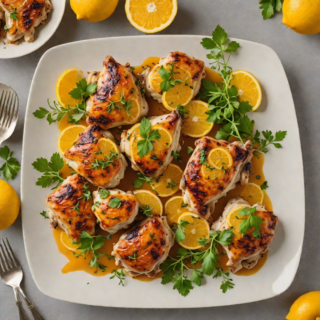 Herb-Infused Bittersweet Citrus Chicken Thighs