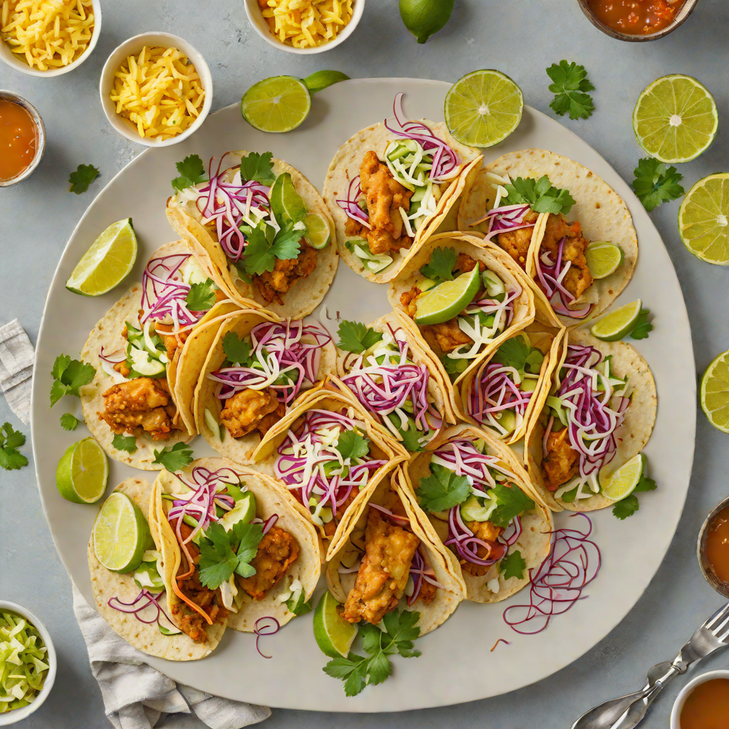 Craft Beer-Battered Fish Tacos with Citrus Slaw