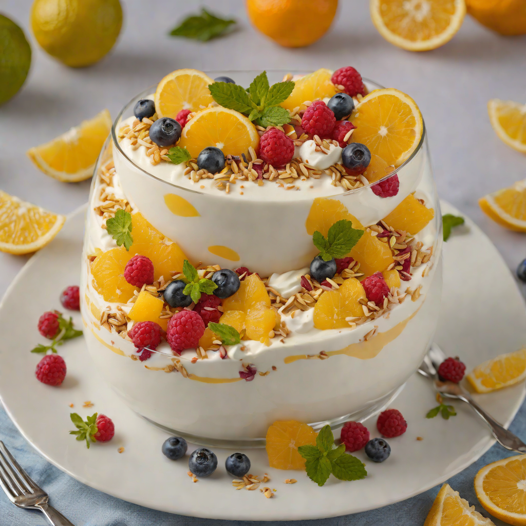 No-Bake Chilled Citrus Yogurt Parfait