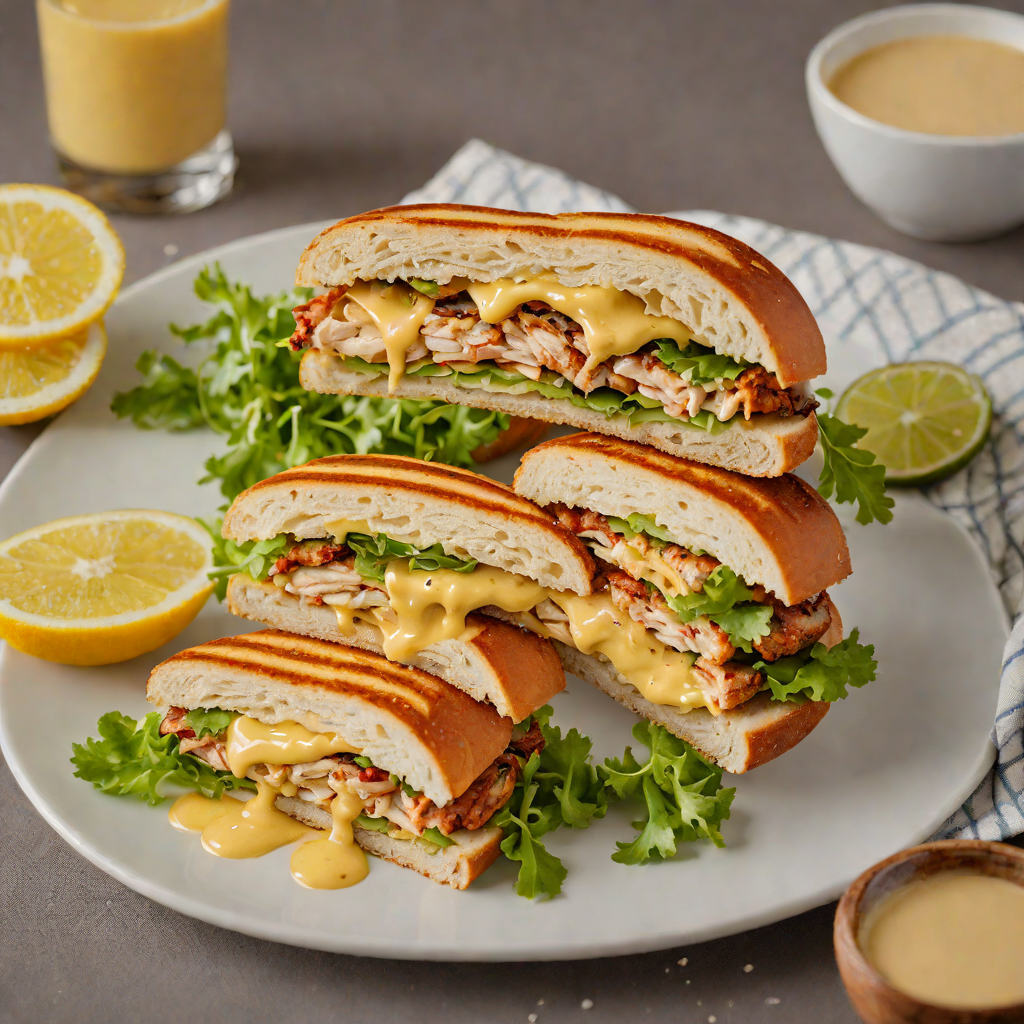 Festus-Style Grilled Chicken Sandwich with Spicy Mustard Aioli