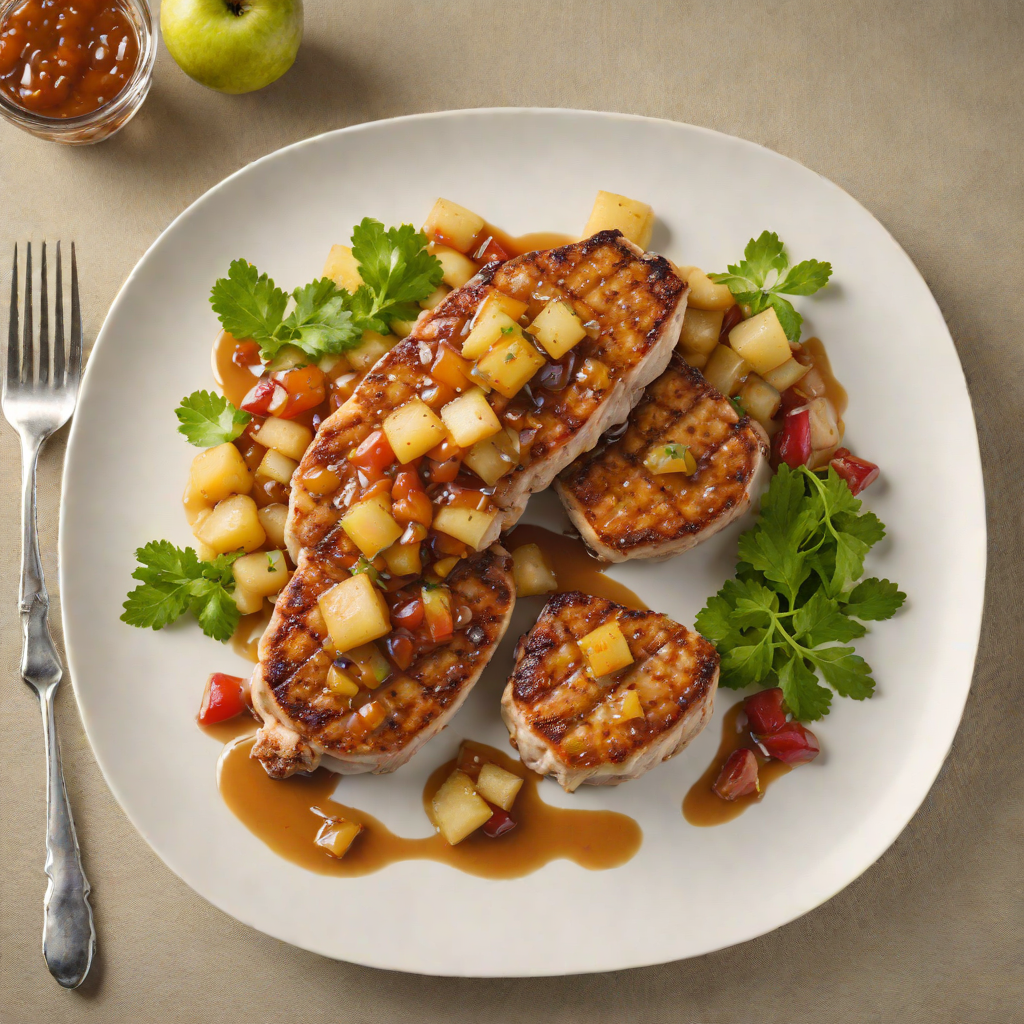 Pan-Seared Pork Chops with Regional Apple Chutney