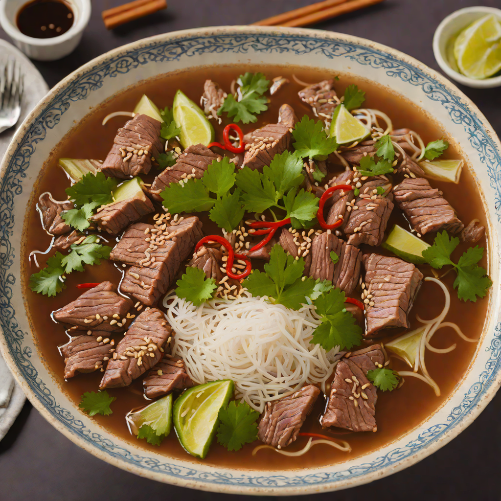 Saigon-Style Beef Pho with Star Anise and Cinnamon