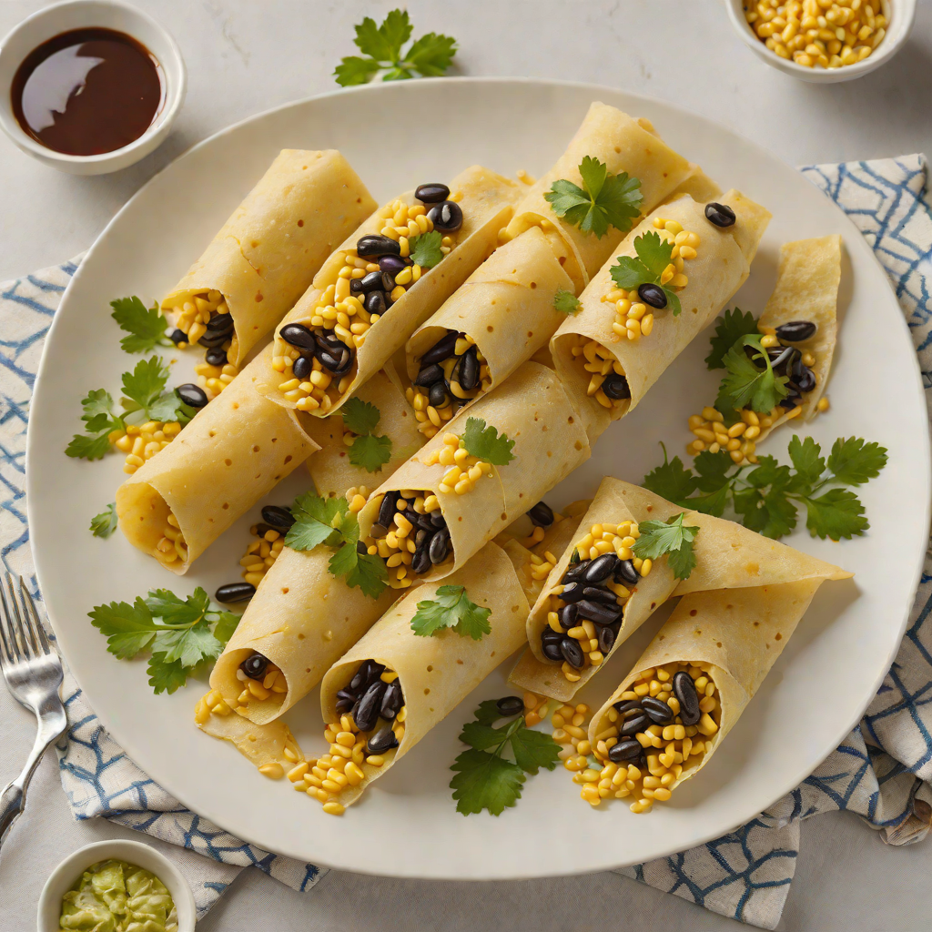 Steamed Tamalitos with Corn Masa and Black Beans
