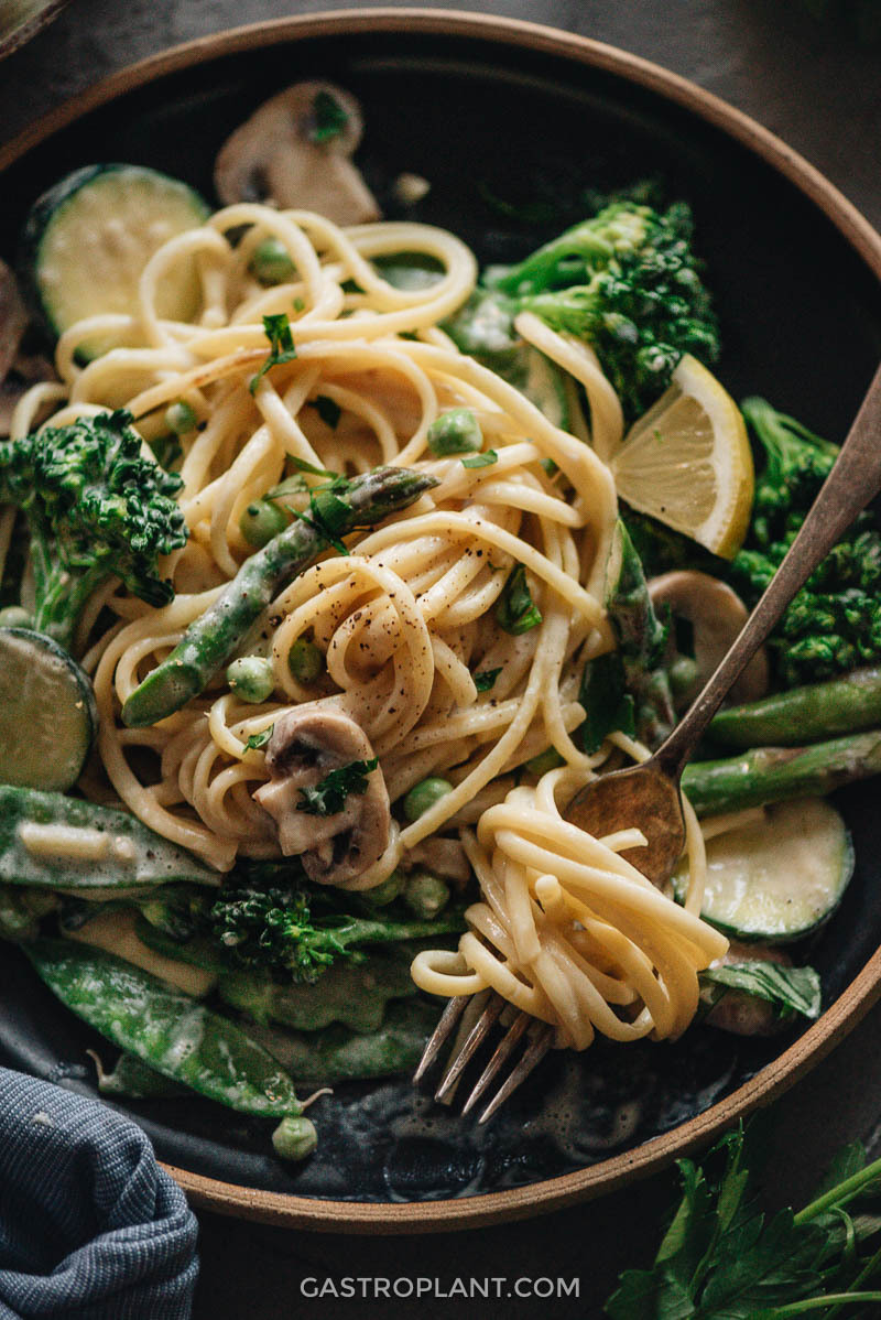 Best-Kept Secret Vegan Pasta Primavera