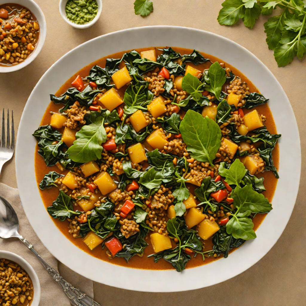 Berbere-Spiced Vegetable Stew with Collard Greens