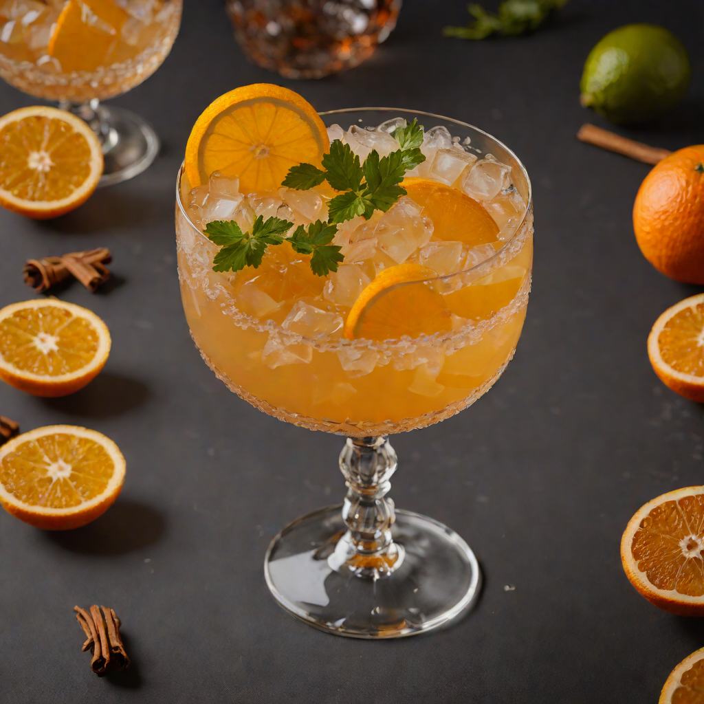 Mezcal-Spiced Citrus Punch Cocktail