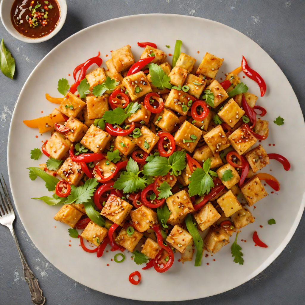 Stir-Fried Lemongrass Tofu with Bell Peppers