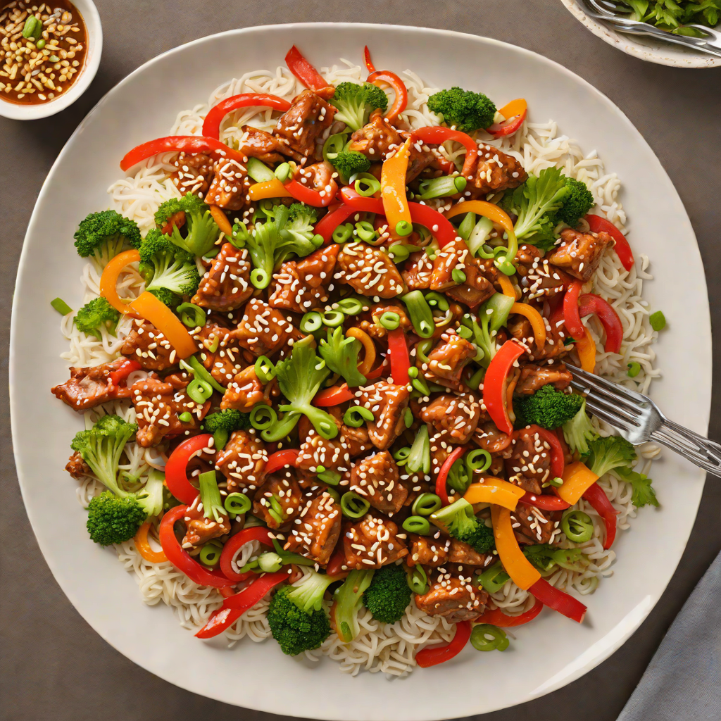 Bored.com Inspired Sweet and Spicy Korean Pork Stir Fry