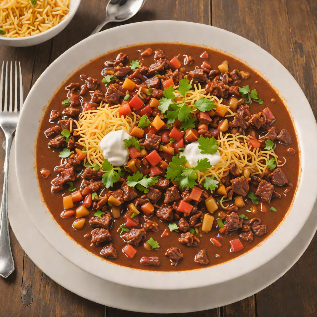 Slow-Simmered Kentucky Chili with Smoked Beef and Beans