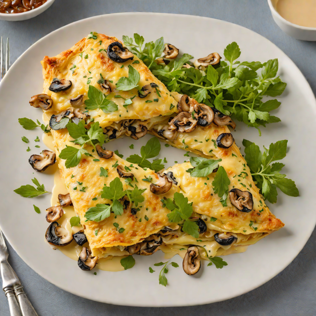 French-Inspired Mushroom and Gruyère Omelette
