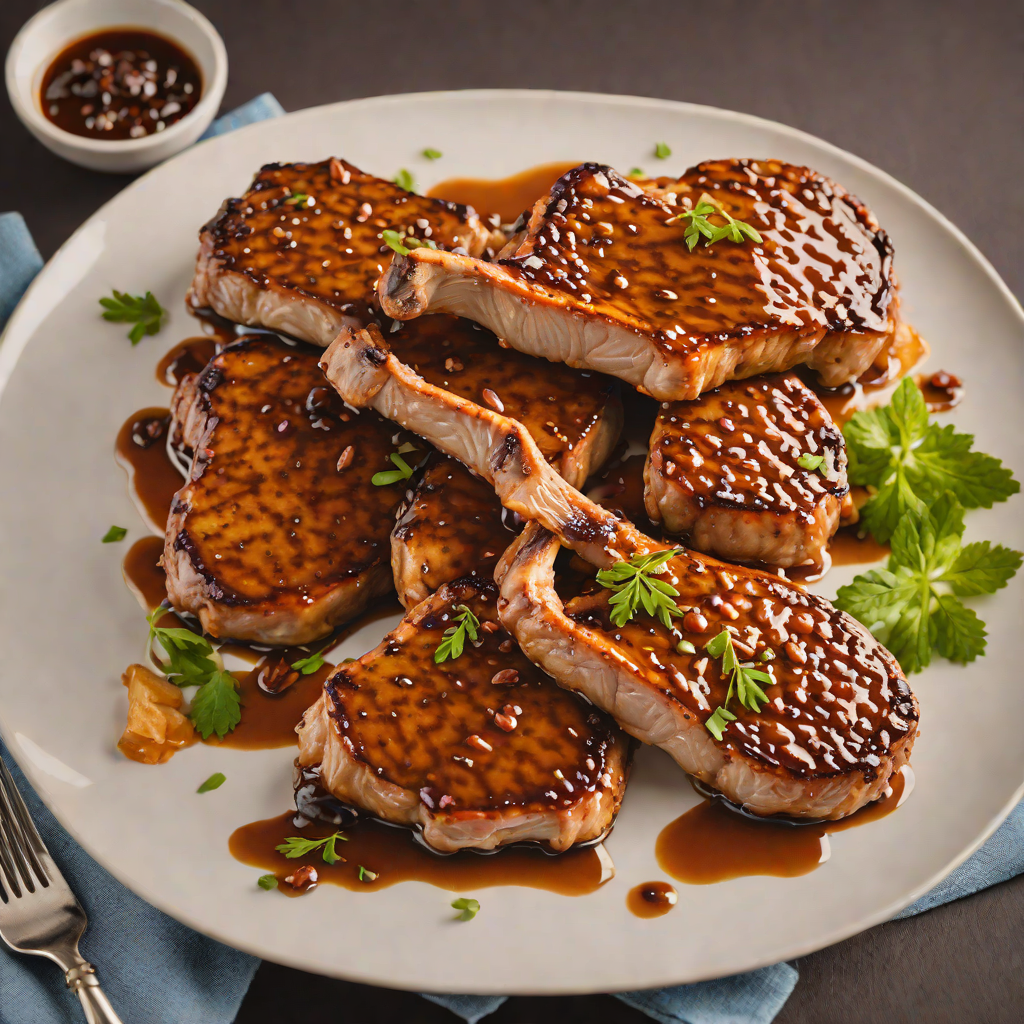 Old Fashioned Bourbon-Maple Glazed Pork Chops