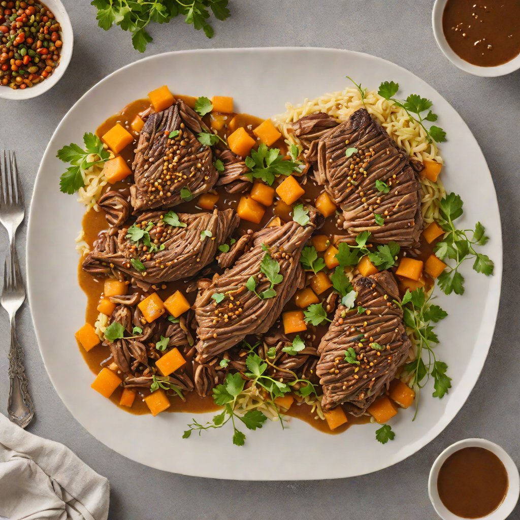 Slow Cooker Moroccan-Spiced Lamb Shoulder