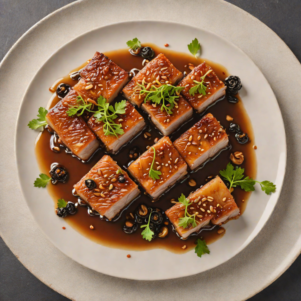 Vinegar-Braised Pork Belly with Shallots and Black Peppercorns