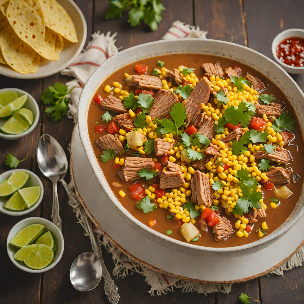 Kak’ik-Inspired Spiced Turkey Stew with Corn Tortillas
