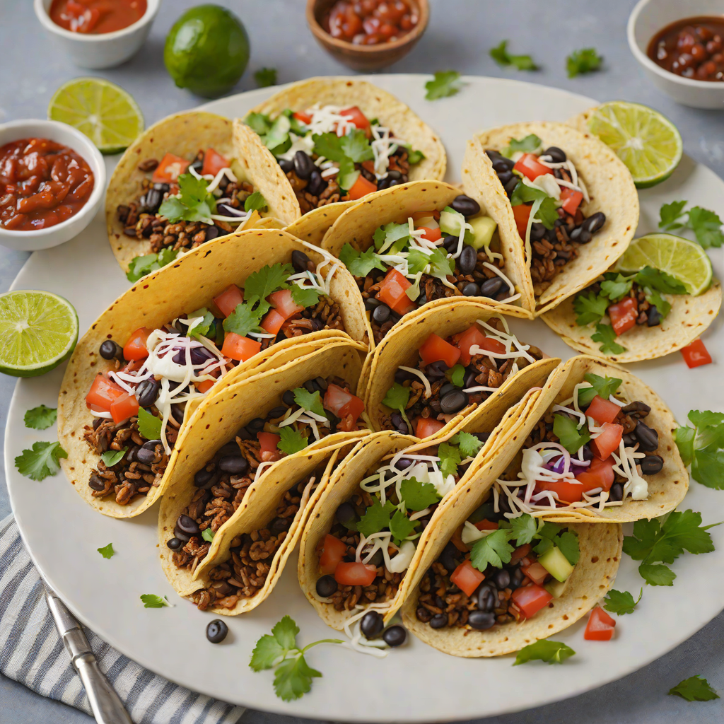 Half-Hour Spicy Black Bean Tacos