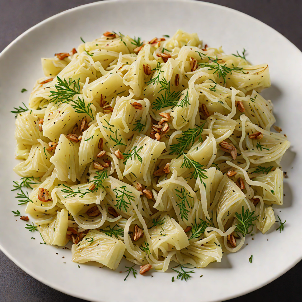 Vinegar-Braised Sour Cabbage with Caraway Seeds