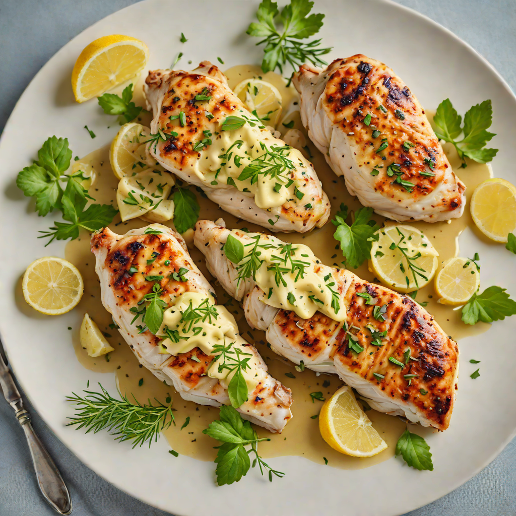 Pan-Seared Chicken with Garlic and Mediterranean Herb Butter