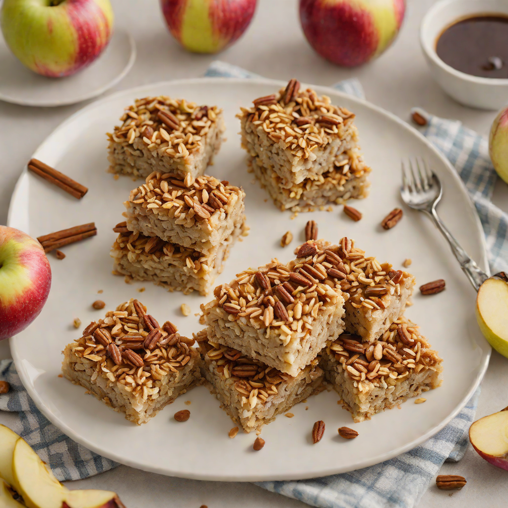 Half-Baked Apple Cinnamon Oatmeal Squares