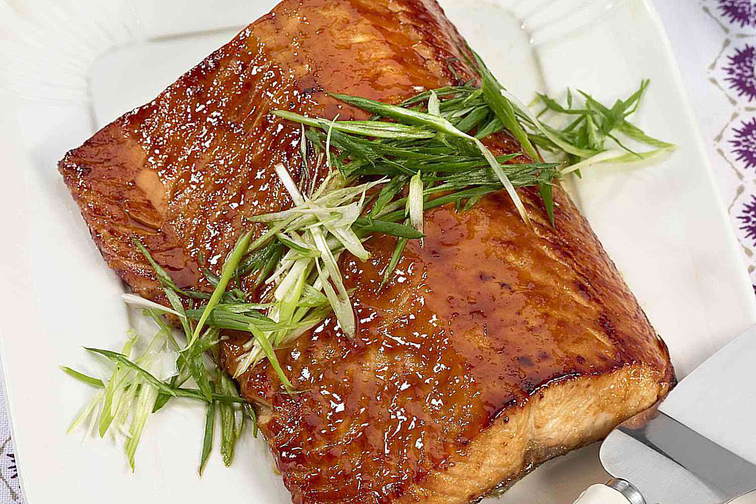 Smoked Salmon & Cloudberries with Maple-Butter Glaze