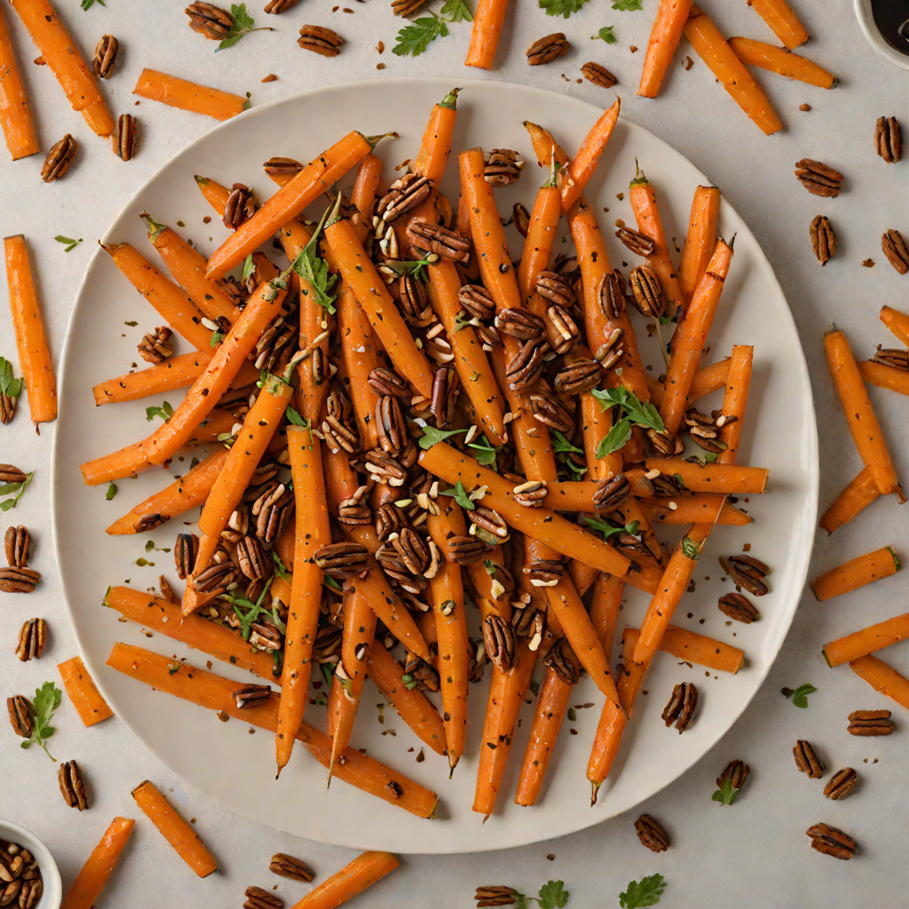 Sheet Pan Maple-Glazed Carrots with Toasted Pecans