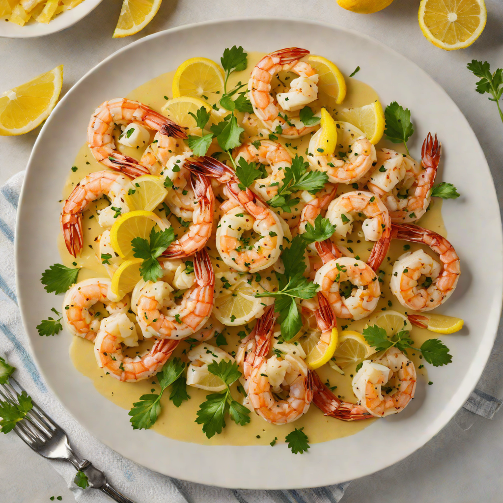 Garlic and Herb Sautéed Shrimp with Lemon Butter Sauce