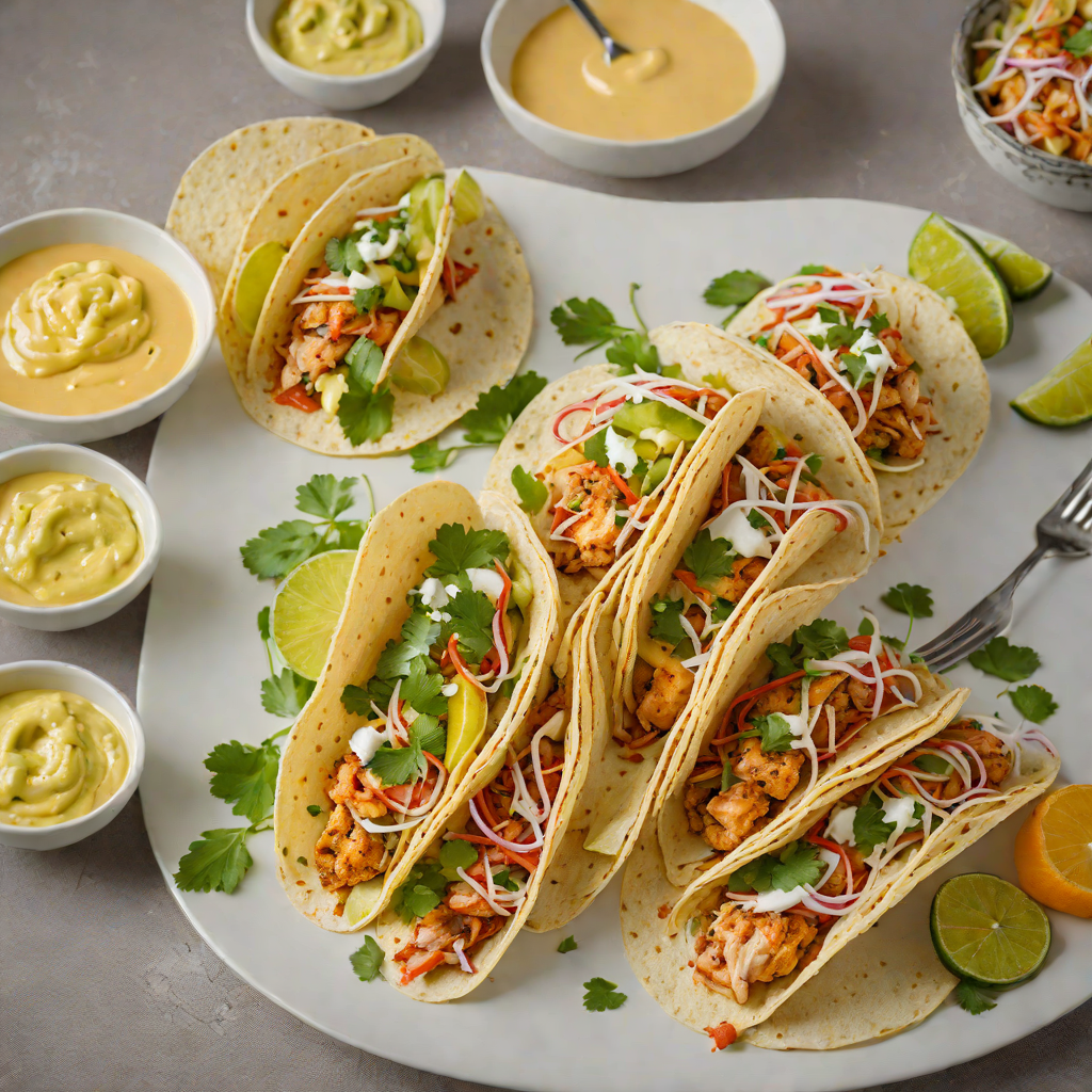 Pan-Fried Fish Tacos with Spicy Citrus Aioli