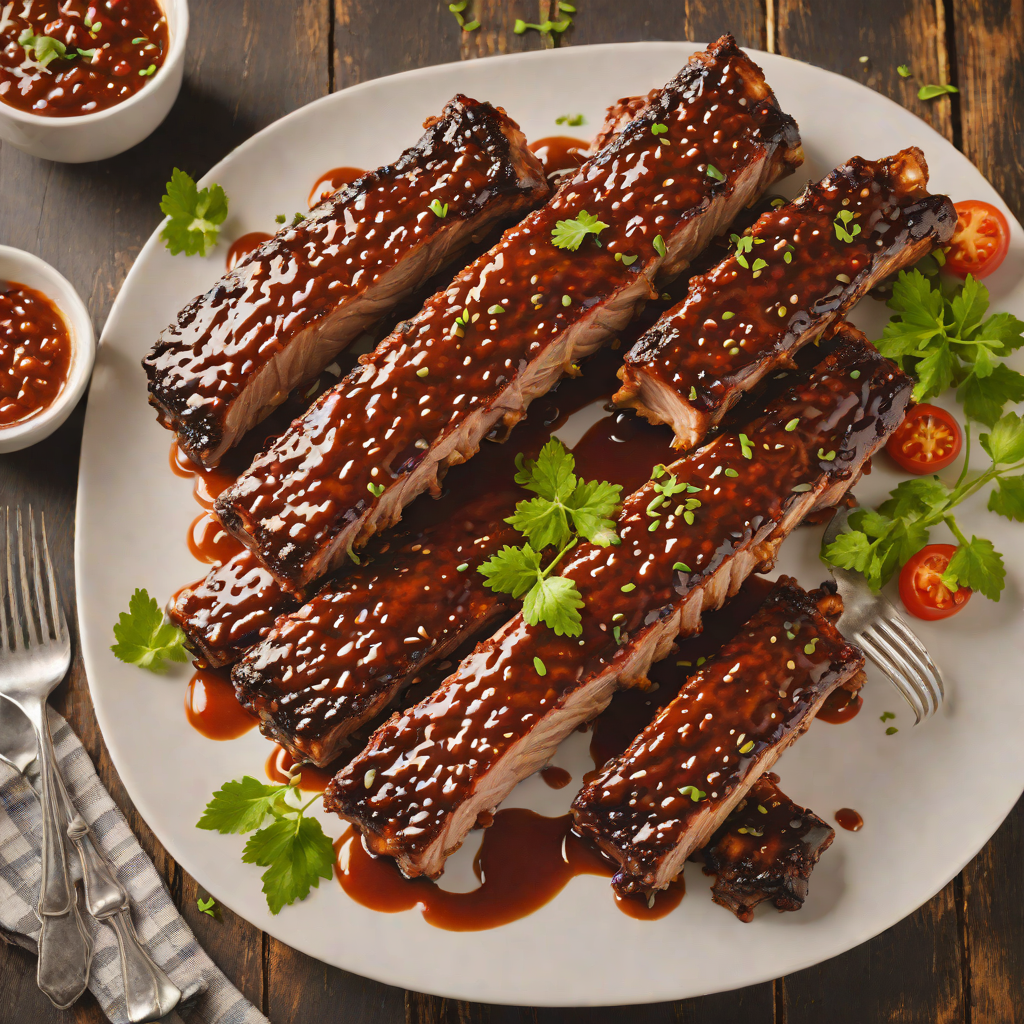 Slow-Roasted Pork Back Ribs with Smoky Chipotle Glaze