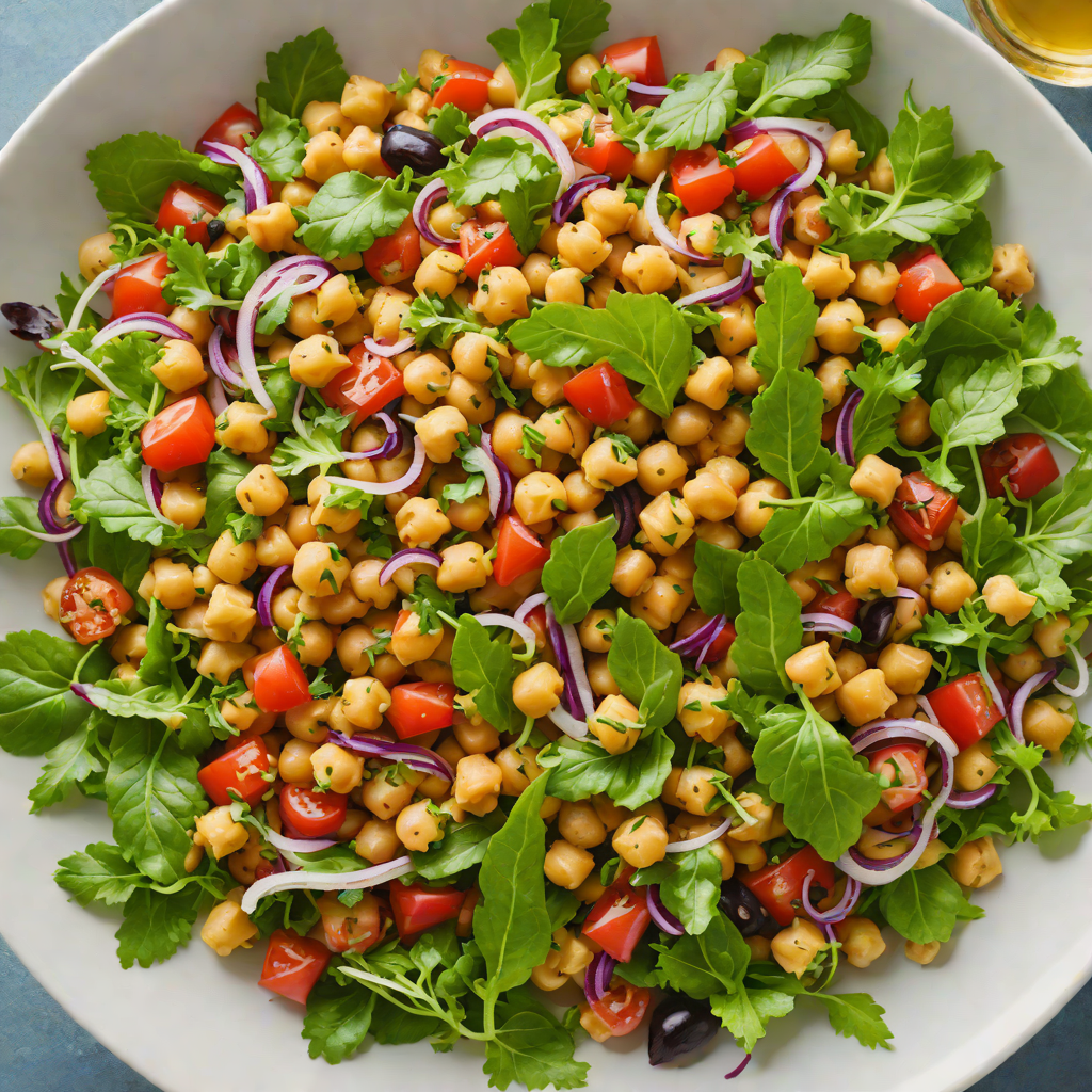 Community-Inspired Mediterranean Chickpea Salad