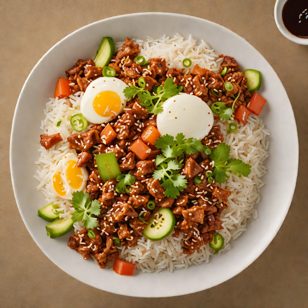 Korean-Inspired Spicy Pork Rice Bowl