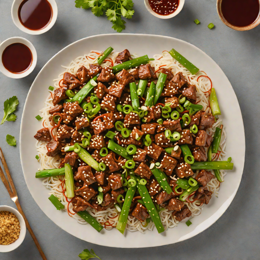 Stir-Fried Beef with Korean Gochujang and Garlic Scallions