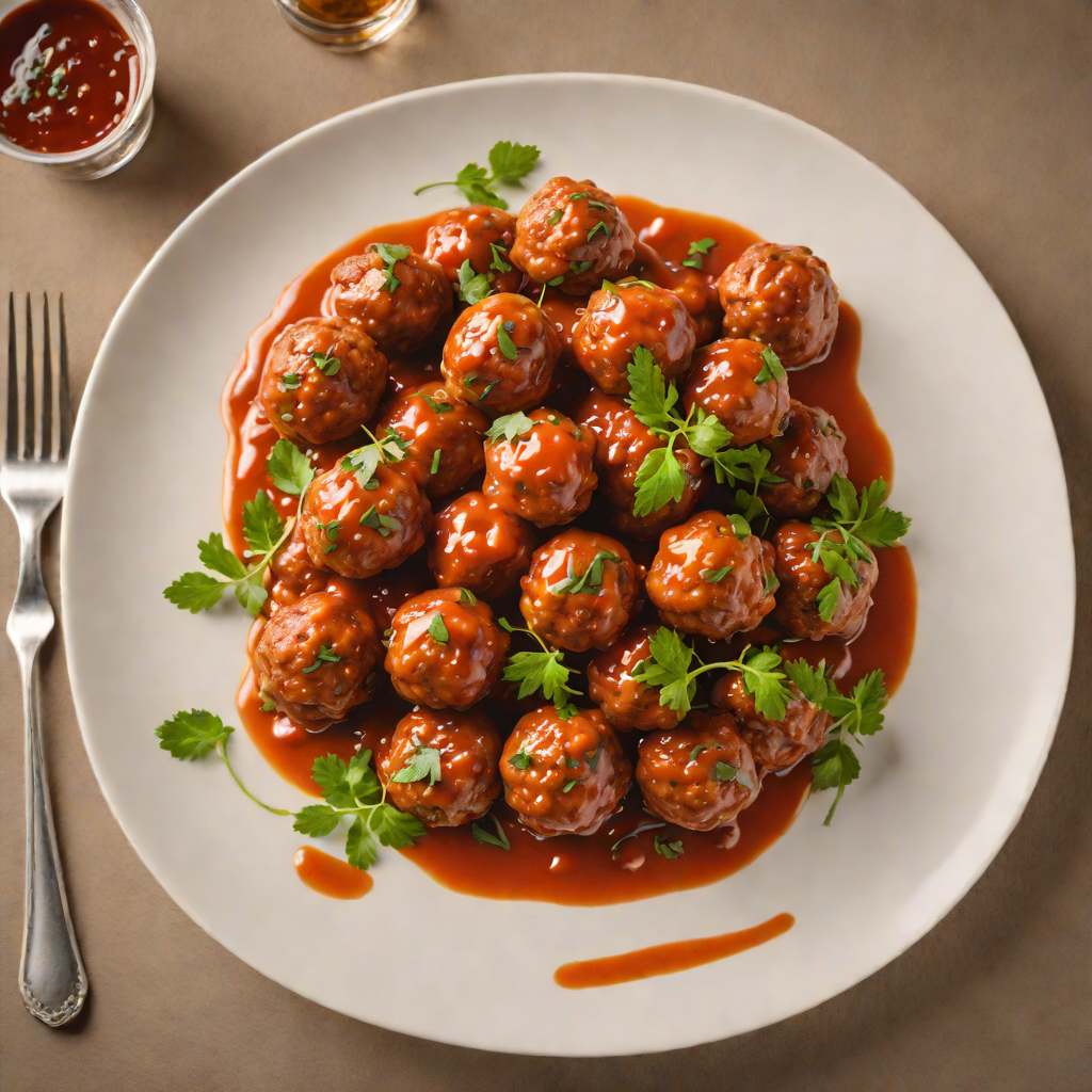 Cheese-Stuffed Meatballs with Spiced Tomato Sauce