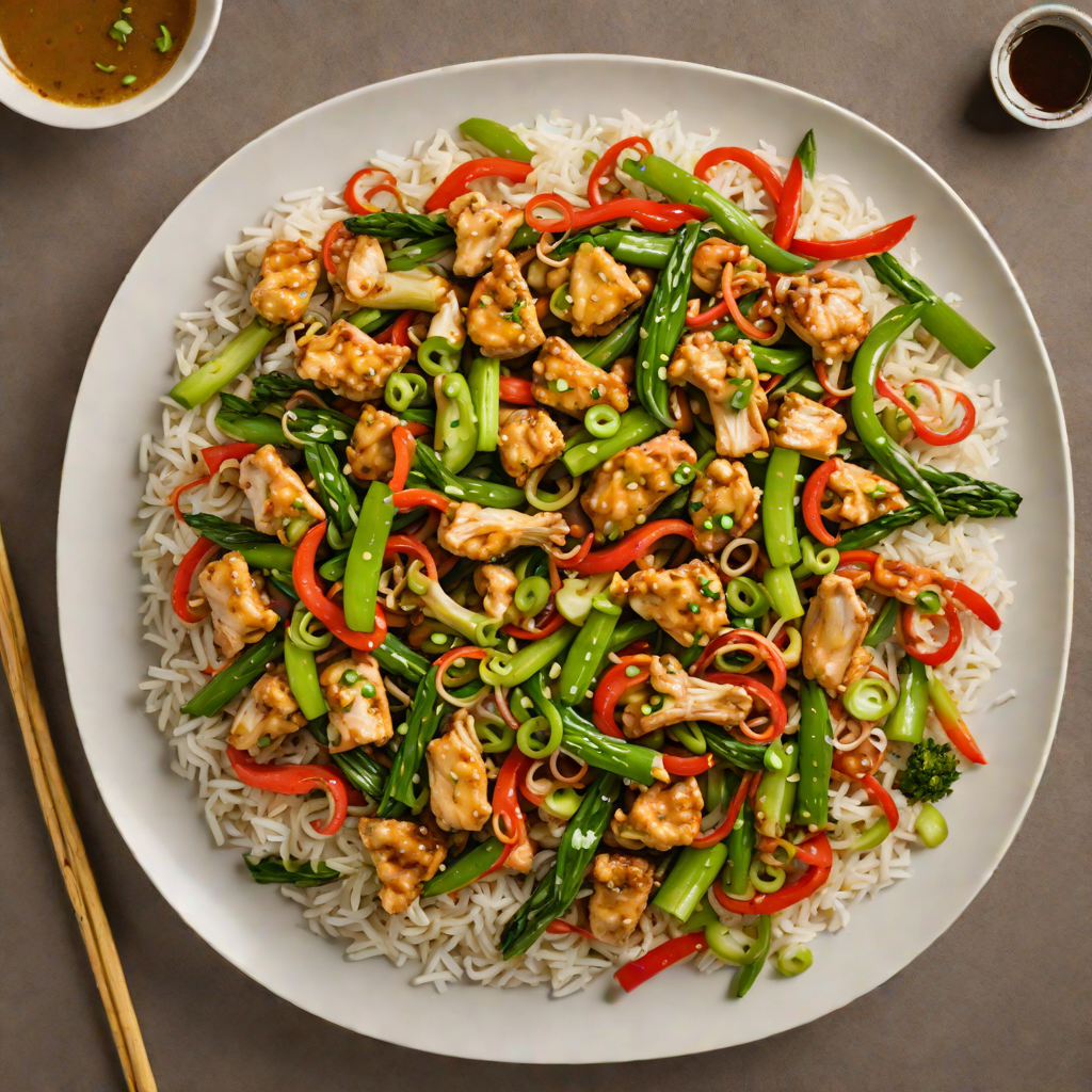 Ginger-Scallion Chicken Stir Fry