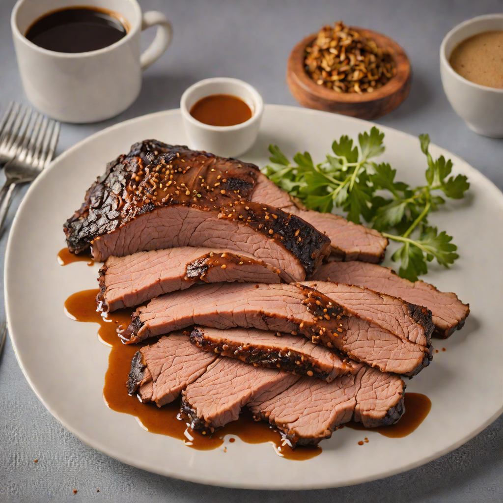 Pit-Smoked Beef Brisket with Coffee Rub
