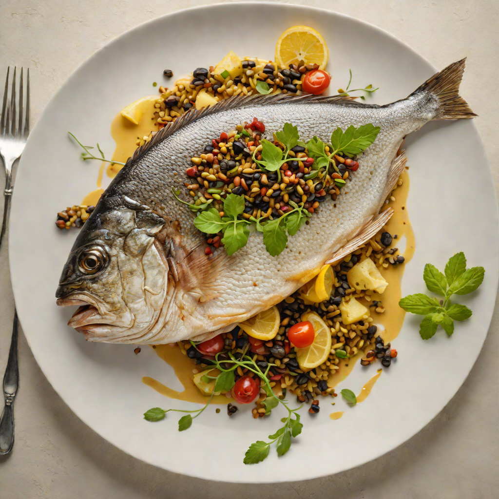 Pan-Seared Adriatic Sea Bream with Istrian Olive Tapenade