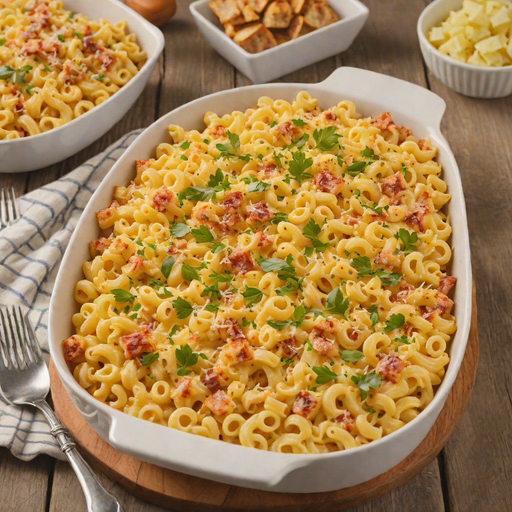 Family-Friendly Baked Macaroni and Cheese Casserole