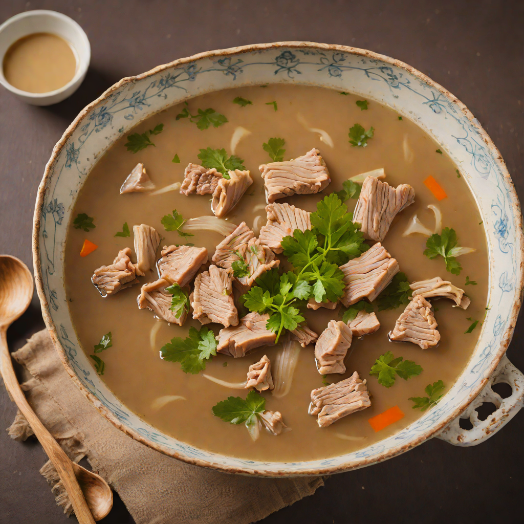 Simmered Angelica Root and Pork Bone Soup