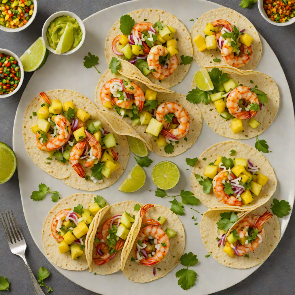 Pan-Seared Shrimp Tacos with Pineapple Avocado Salsa