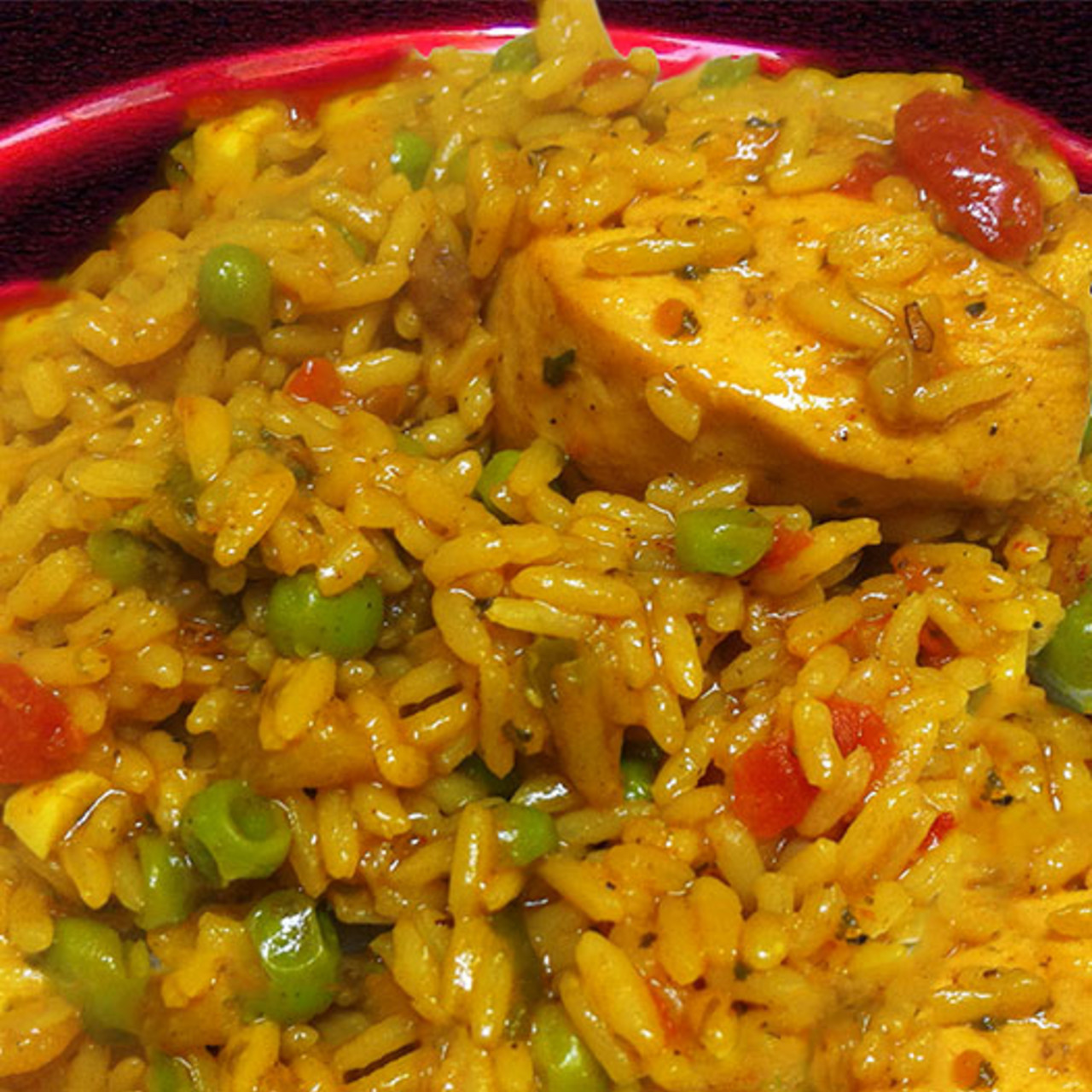 Creamy Arroz con Pollo with Saffron Rice