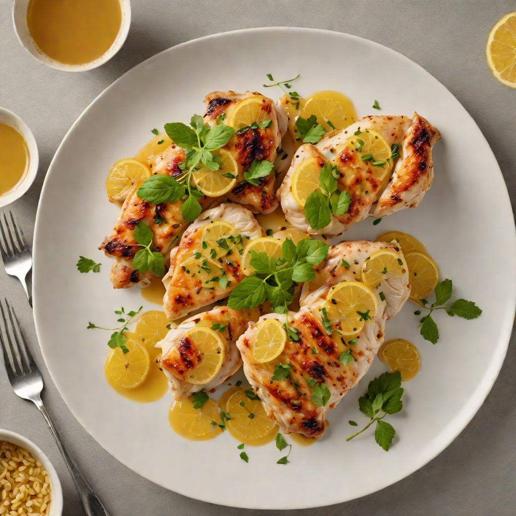 Pan-Seared Chicken with Tangy Preserved Lemon Sauce