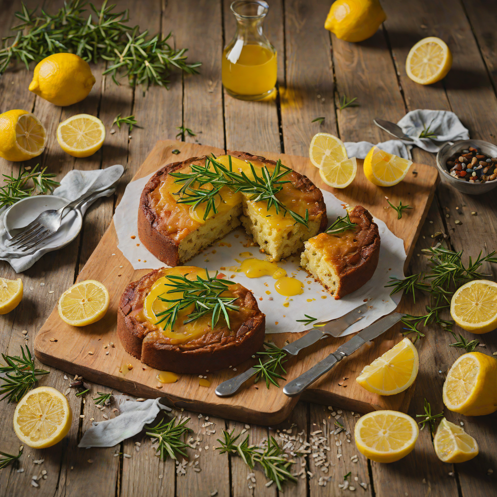 Istrian Olive Oil Cake with Lemon and Rosemary