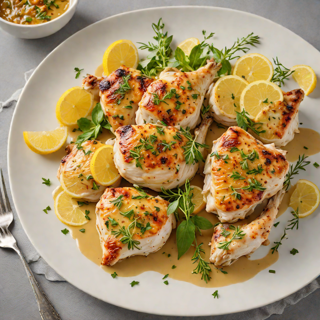 Pan-Seared Chicken with Lemon and Fresh Thyme Sauce