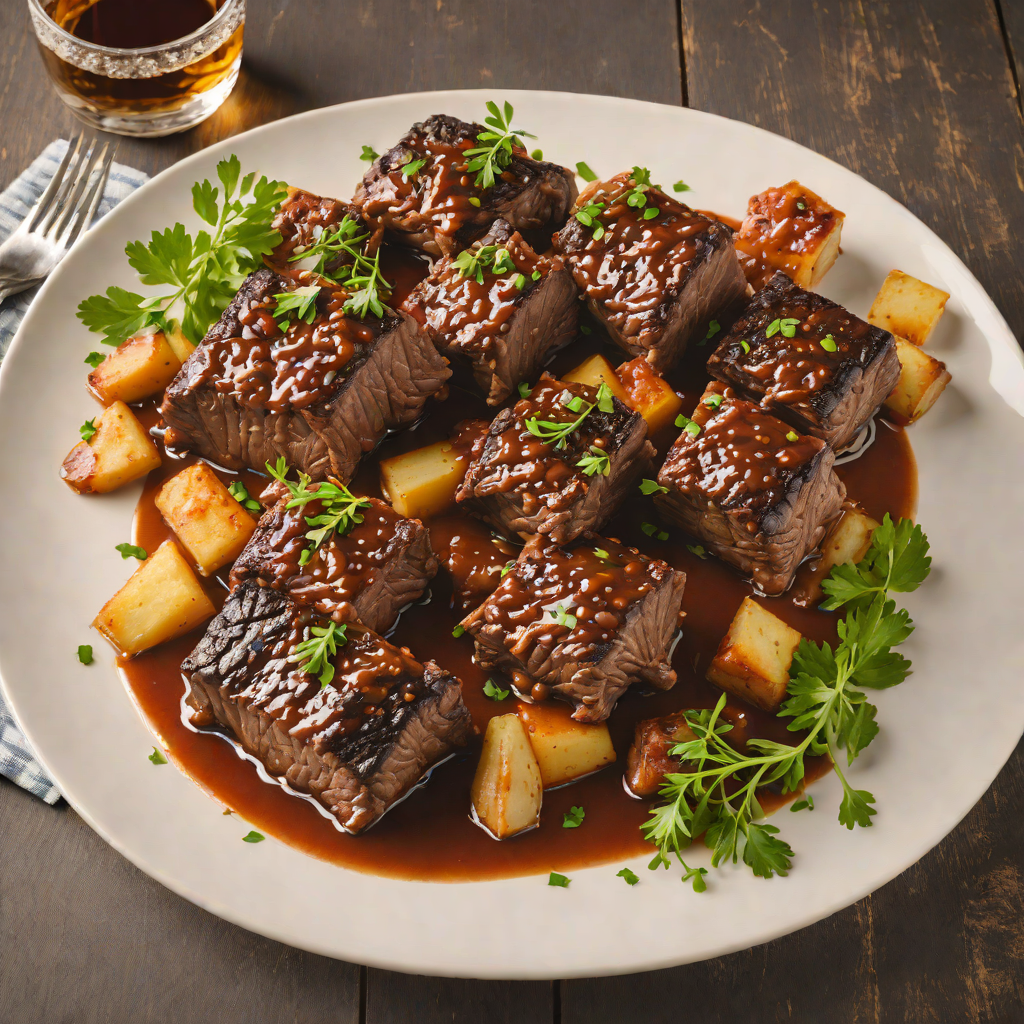 Hoppy Bitter Ale Braised Beef Short Ribs