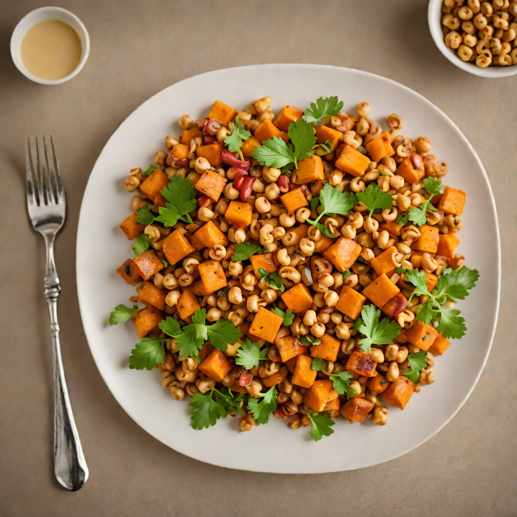 Boxercise-Inspired Sweet Potato and Chickpea Stir-Fry