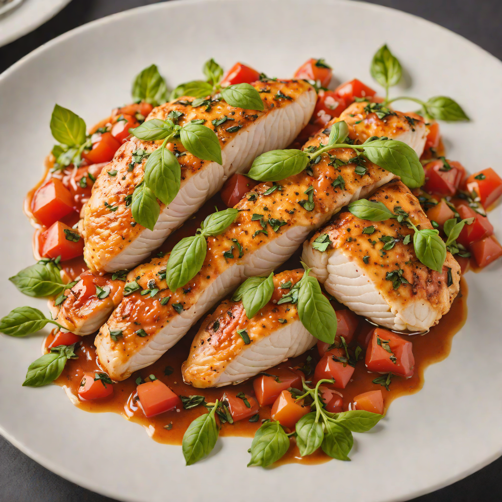 Pan-Seared Chicken with No-Sugar Tomato-Basil Sauce