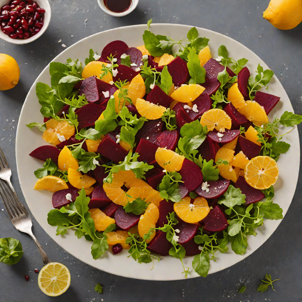 Chilled Antarctic Glow Beetroot and Citrus Salad