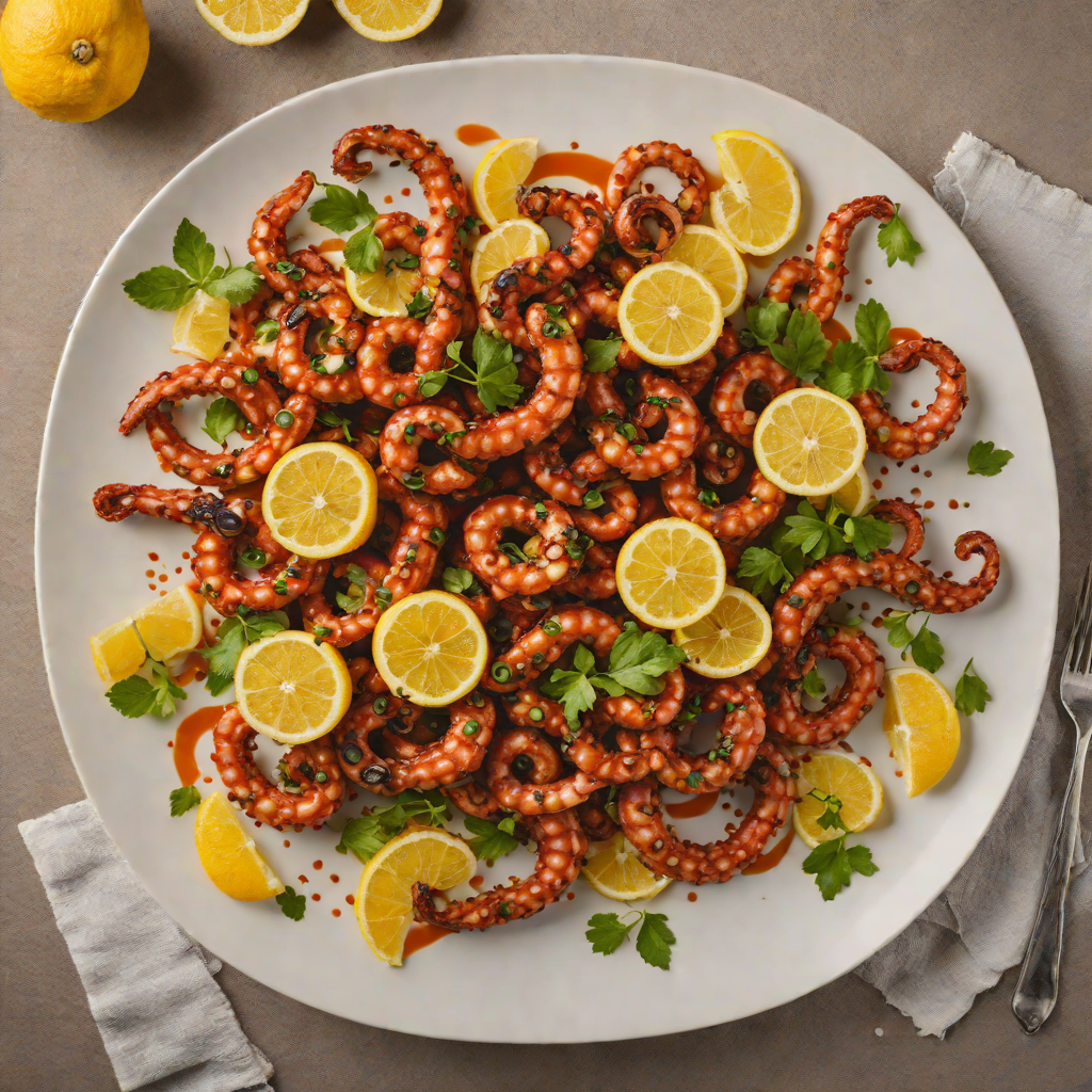 Grilled Mediterranean Octopus with Lemon and Smoked Paprika